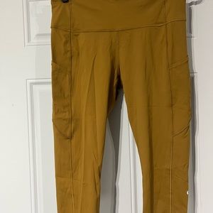 Lululemon Fast and Free Crop II 19” in Spiced Bronze